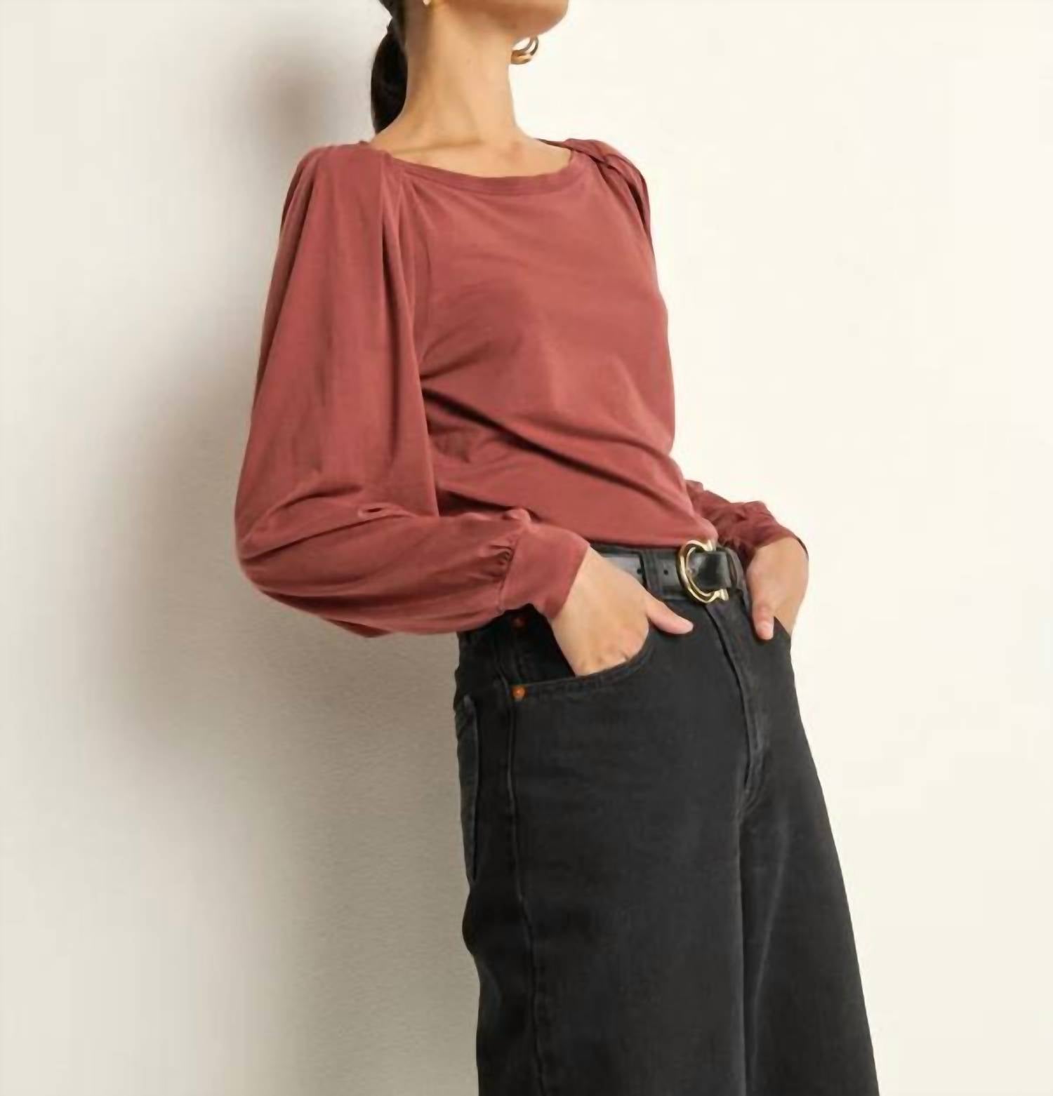 Nation Ltd - Sammy Envelope Neck Tee