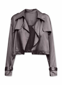 Nouvelle / Silk95Five - Women's Kensington Trench Crop