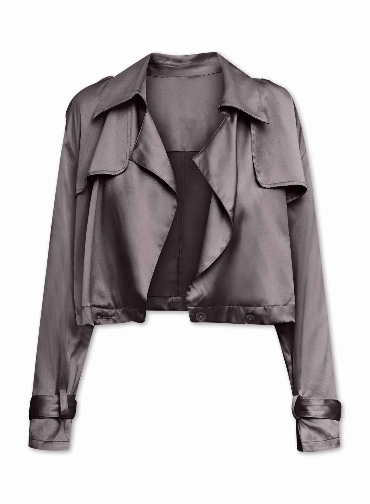 Nouvelle / Silk95Five - Women's Kensington Trench Crop
