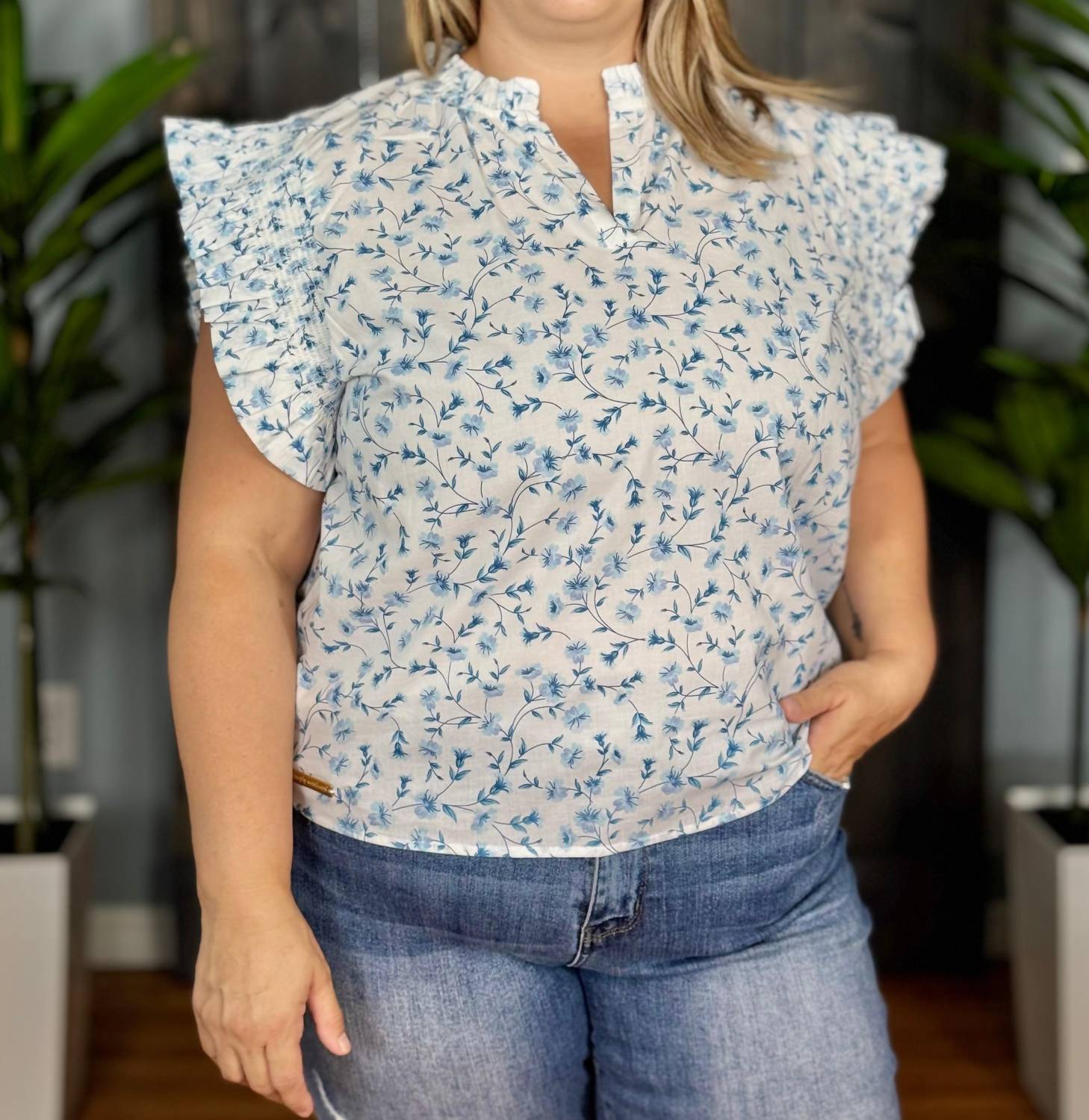 Simply Southern - Abigail Floral Top
