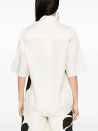 Cala de la Cruz Sydney Top in camelliabw - women's shirt - view 4