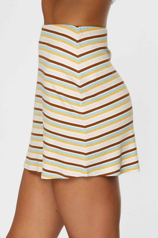 Billabong - Diana Stripe Mini Skirt