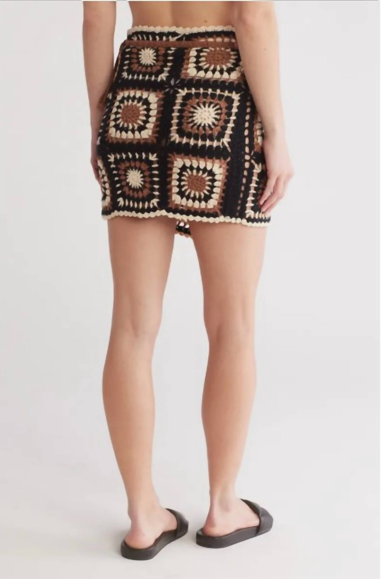 Elan - Esmeralda Crochet Wrap Skirt