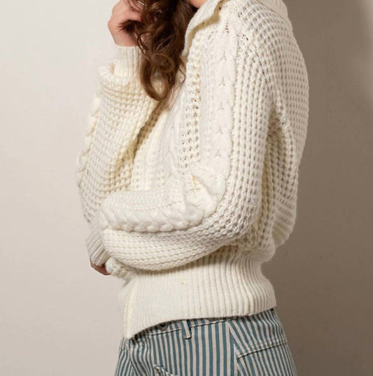 Hyfve - Anchor Point Zip Up Sweater