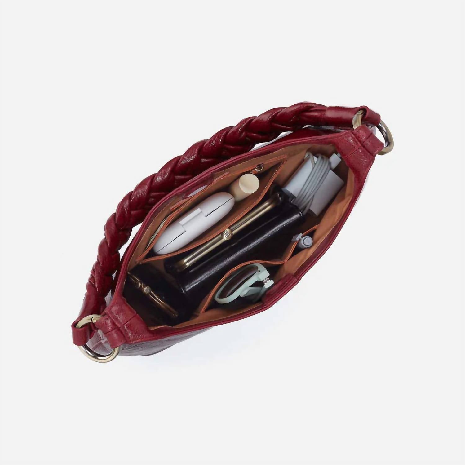 HOBO Women's Madison Shoulder Bag in garnet gloss - women's bag - alternate view