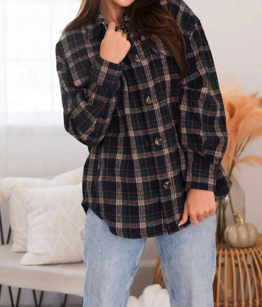 Mikarose - Women's Flannel Shirt Jacket