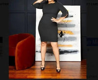 Allen Kay - Elegant Comfort Midi dress