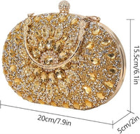 Ramla - Women's Infinity Gemstone Evening Clutch