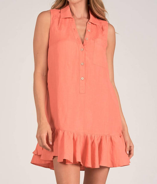 Elan - Collared Sleeveless Dress