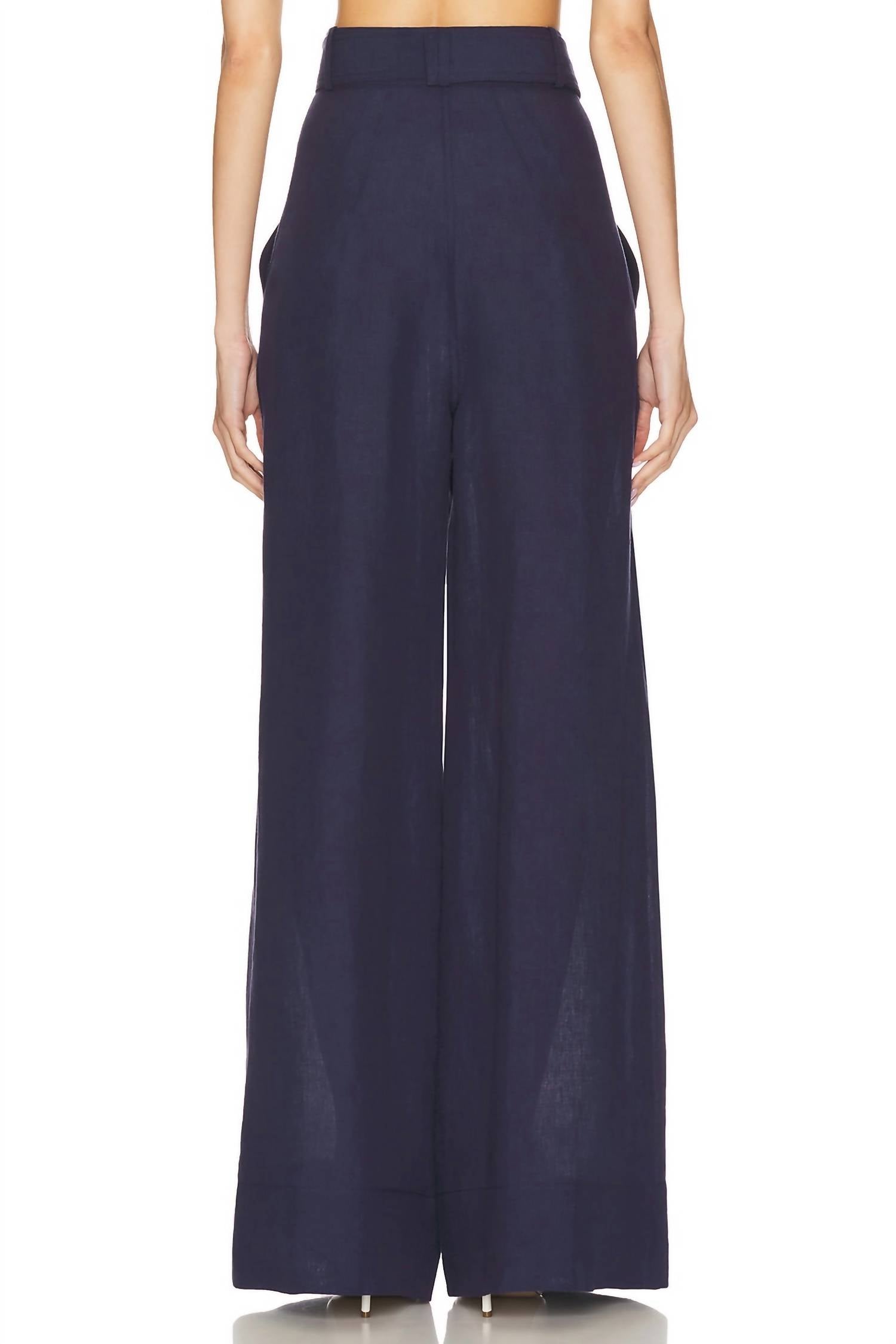 Matthew Bruch - Pleated Wide Leg Pants