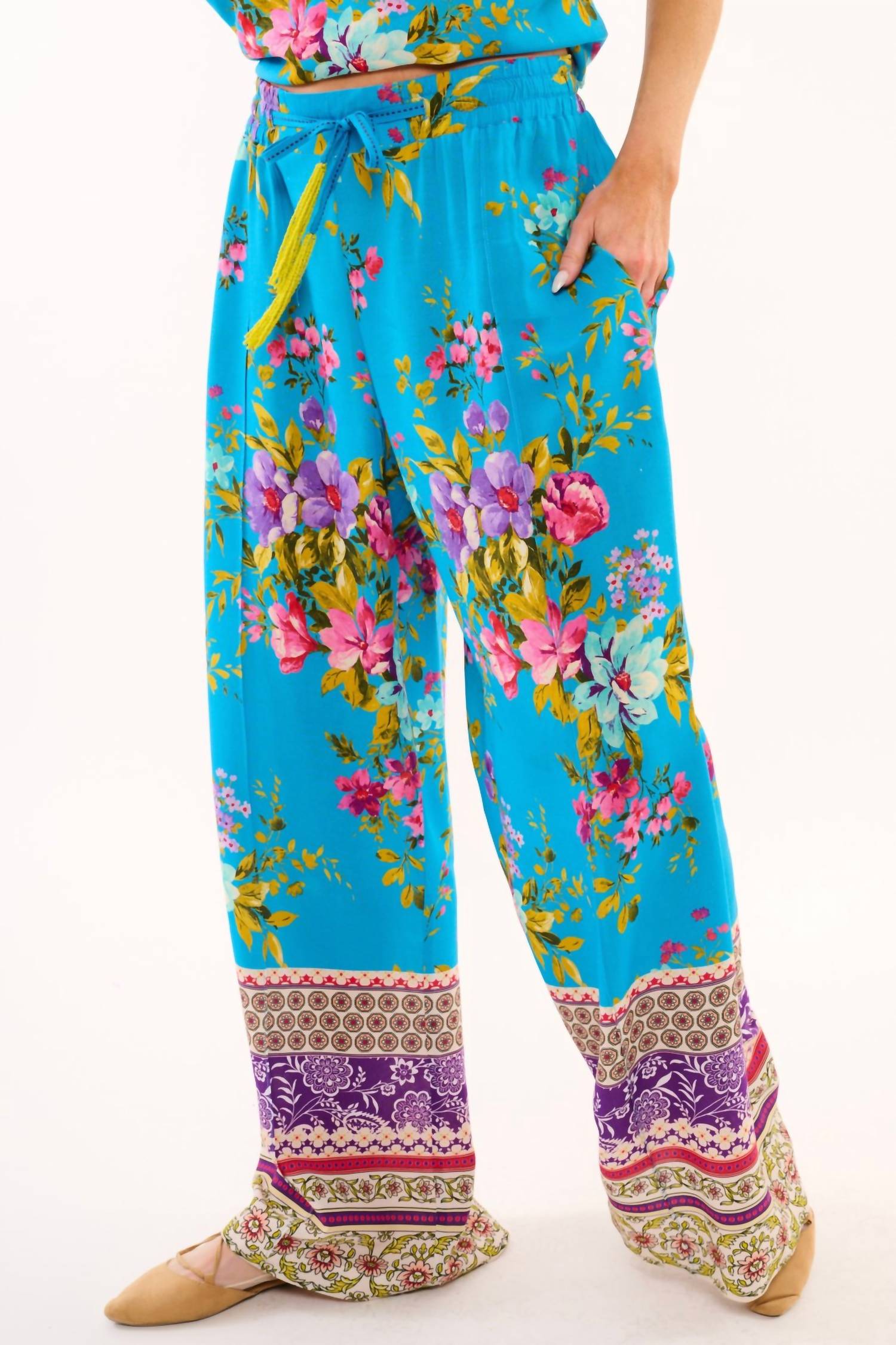 Aratta Garden of Eden Pant in blue - women's pants