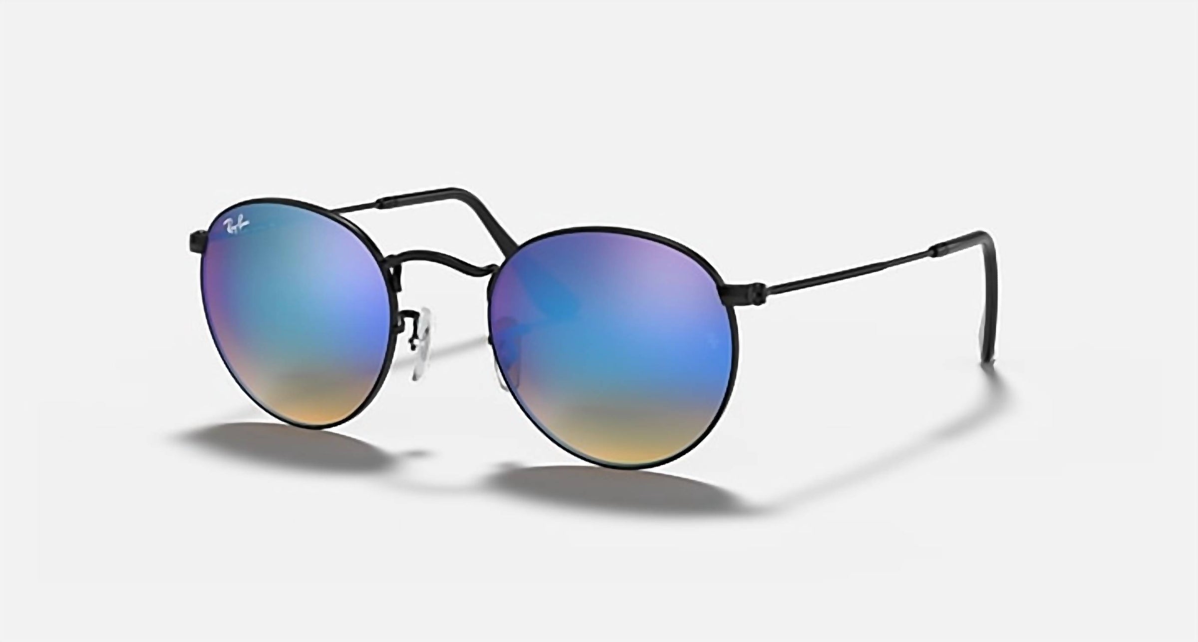 Ray Ban - Round Flash Lenses Medium Non Polarized Sunglasses Rb3447 002/4o
