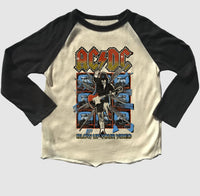 Rowdy Sprout - Acdc Raglan Tee