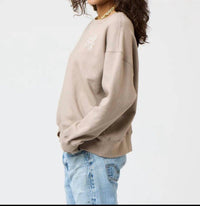 KERRI ROSENTHAL Women's Ex Boyfriend Love Sweatshirt in cobblestone - women's top - alternate view