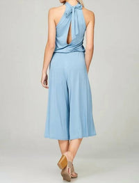 Emerald Collection - Halter Style Midi Jumpsuit