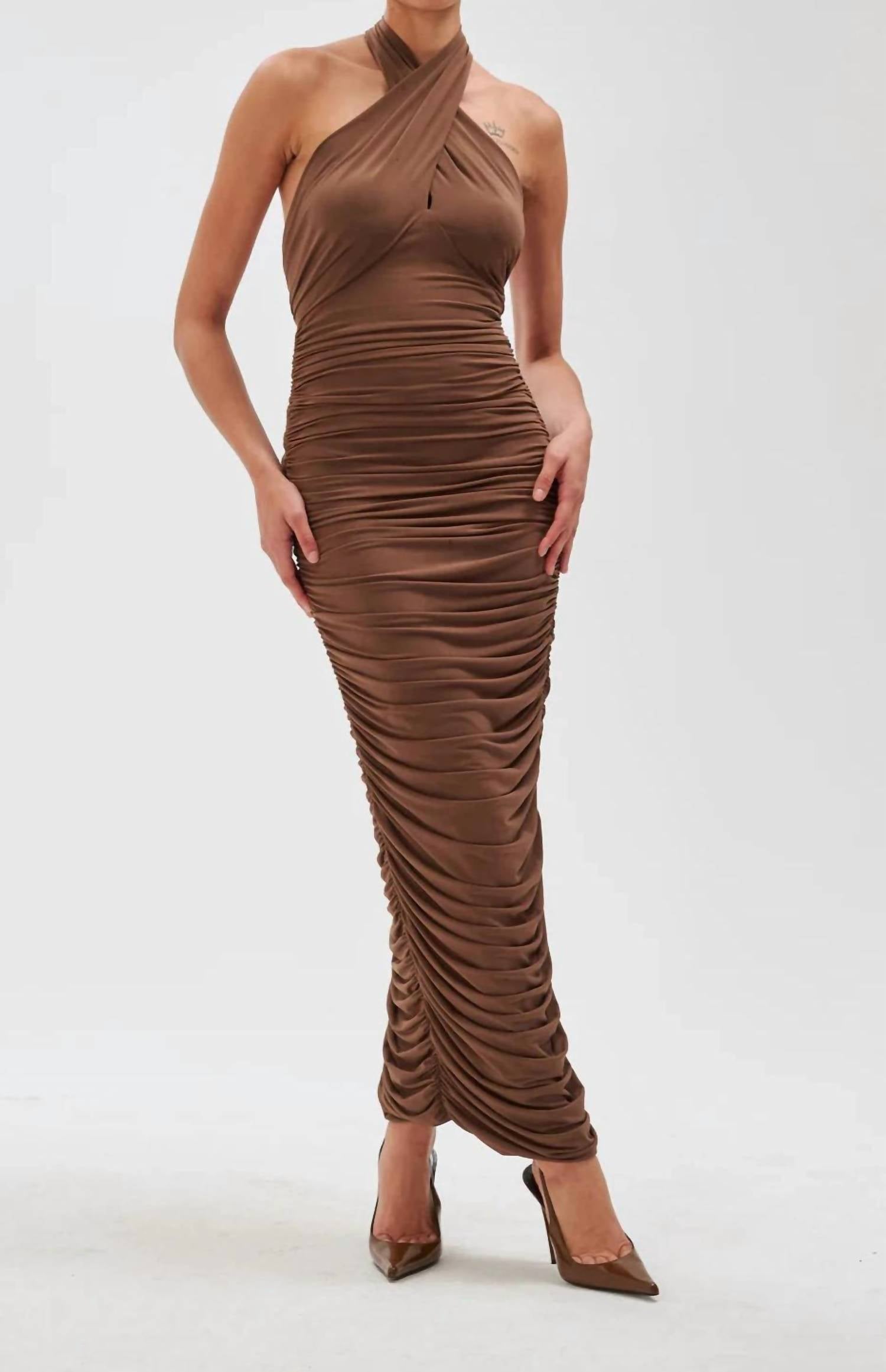 Ronny Kobo - Bobbie Halter Dress