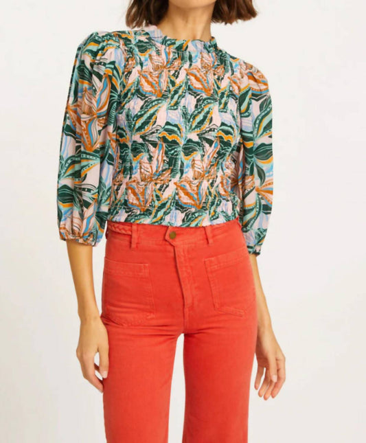 Caballero - Genie Smocked Bodice Top