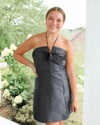 Ina Fashion - Fleur Halter Neck Mini Dress