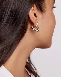 Kendra Scott - Women's Emery Heart Hoop Earrings