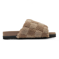 Roam - Women's Fuzzy Checker Stack Slider