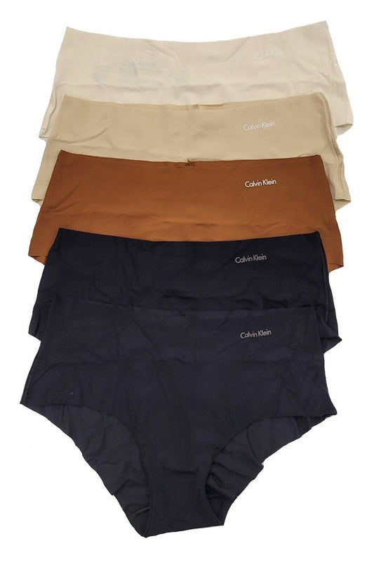 Calvin Klein - Women's 5-Pack Invisibles Hipster Panty