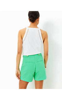 Lilly Pulitzer Deloria Linen Short in spearmint - women's shorts - alternate view