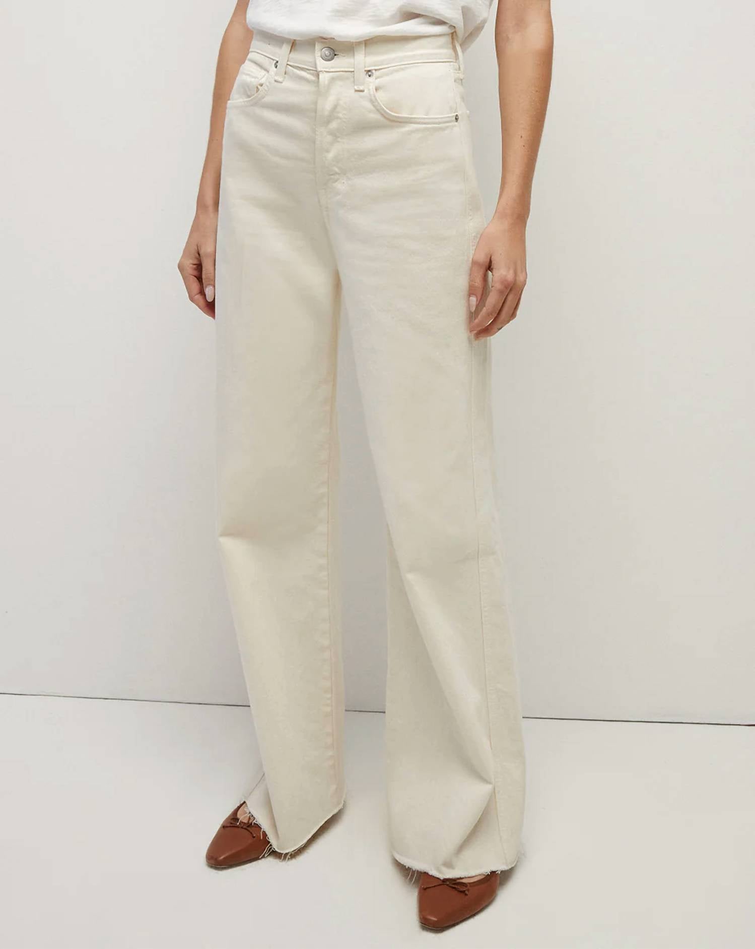 Veronica Beard - TAYLOR HIGH RISE WIDE LEG JEANS