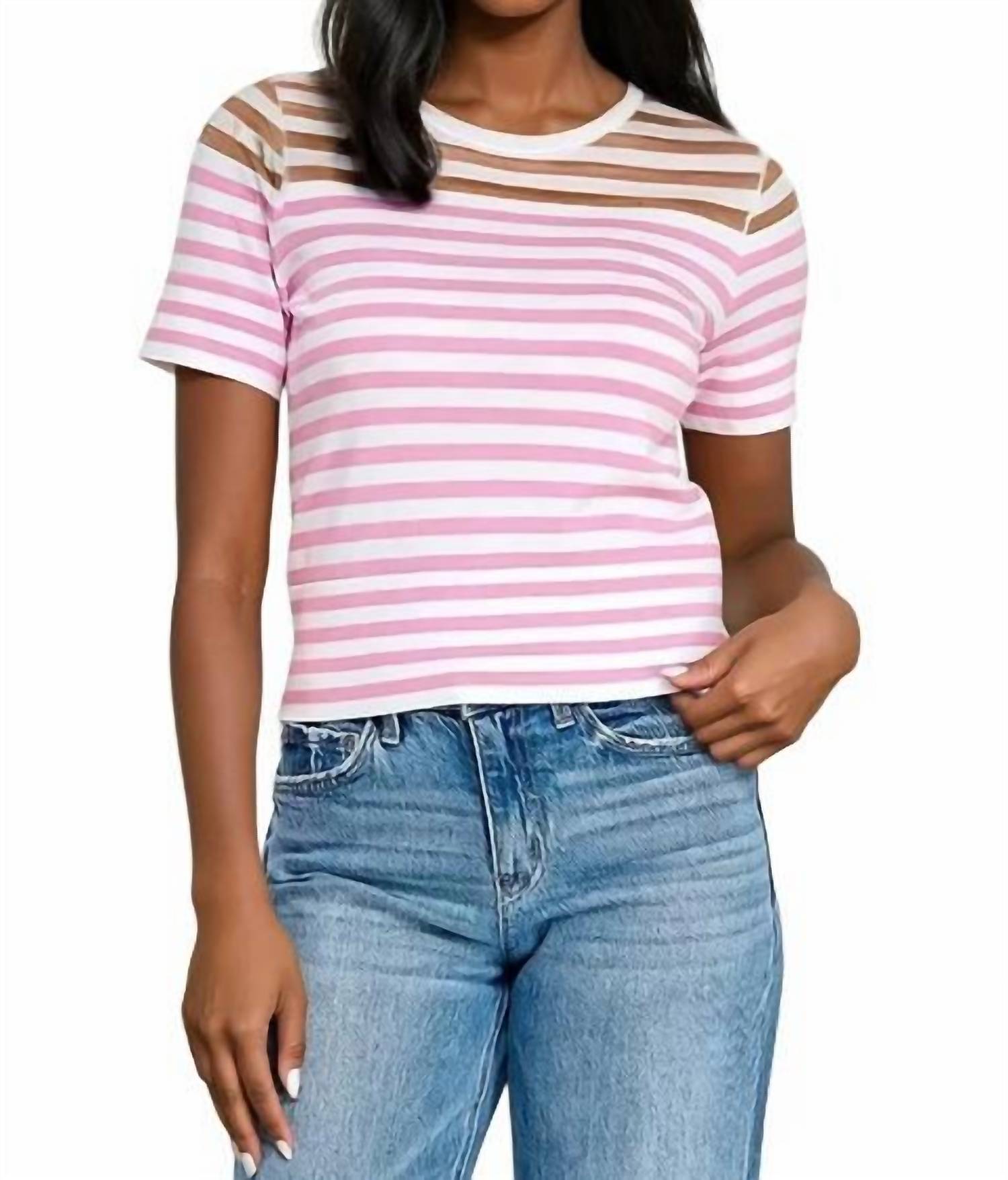 Milk & Honey - Loving My Stripes Tee
