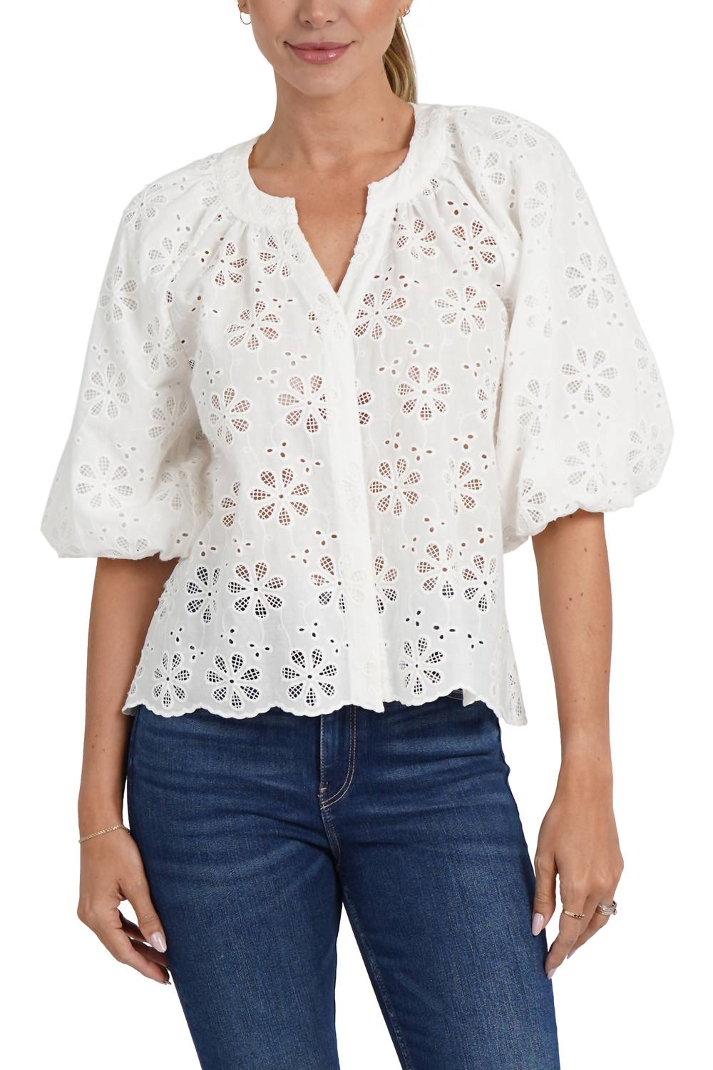 Love Token - Blake Eyelet Blouse