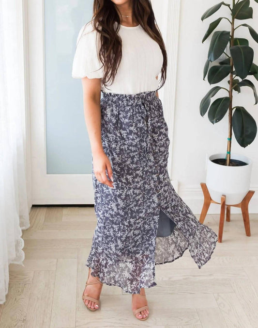 Mikarose - Button Front Maxi Skirt