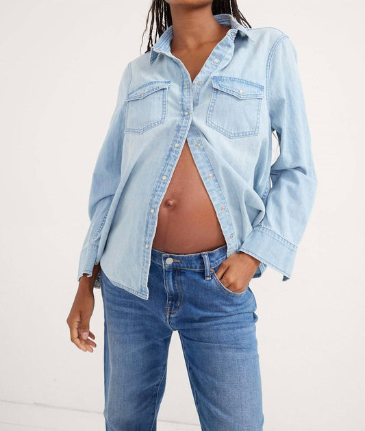 Hatch - The Denim Maternity Shirt