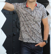 Eight X - Geo Print Polo Shirt