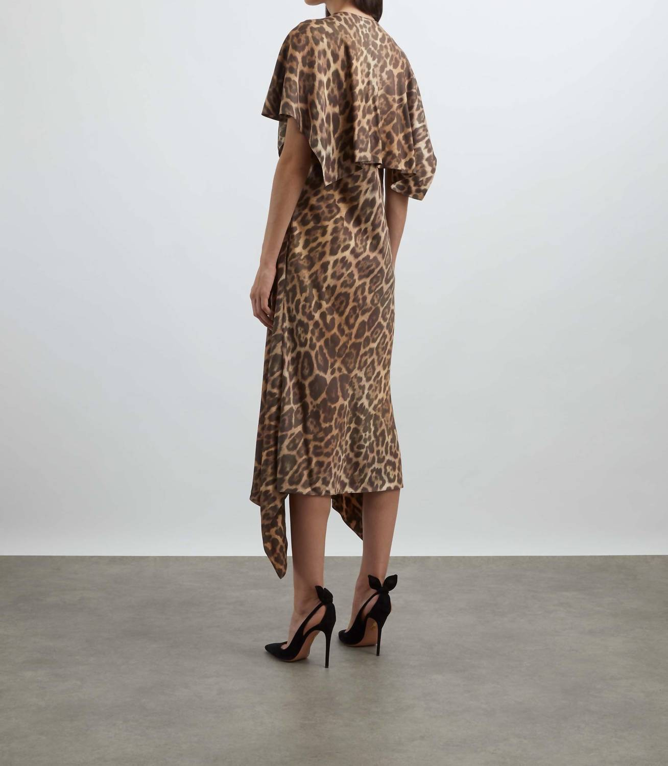 Stella Mccartney - Leopard Print Midi Dress