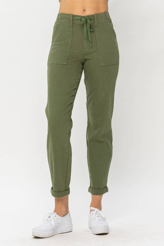 Judy Blue - Elastic Waist Cuffed Joggers