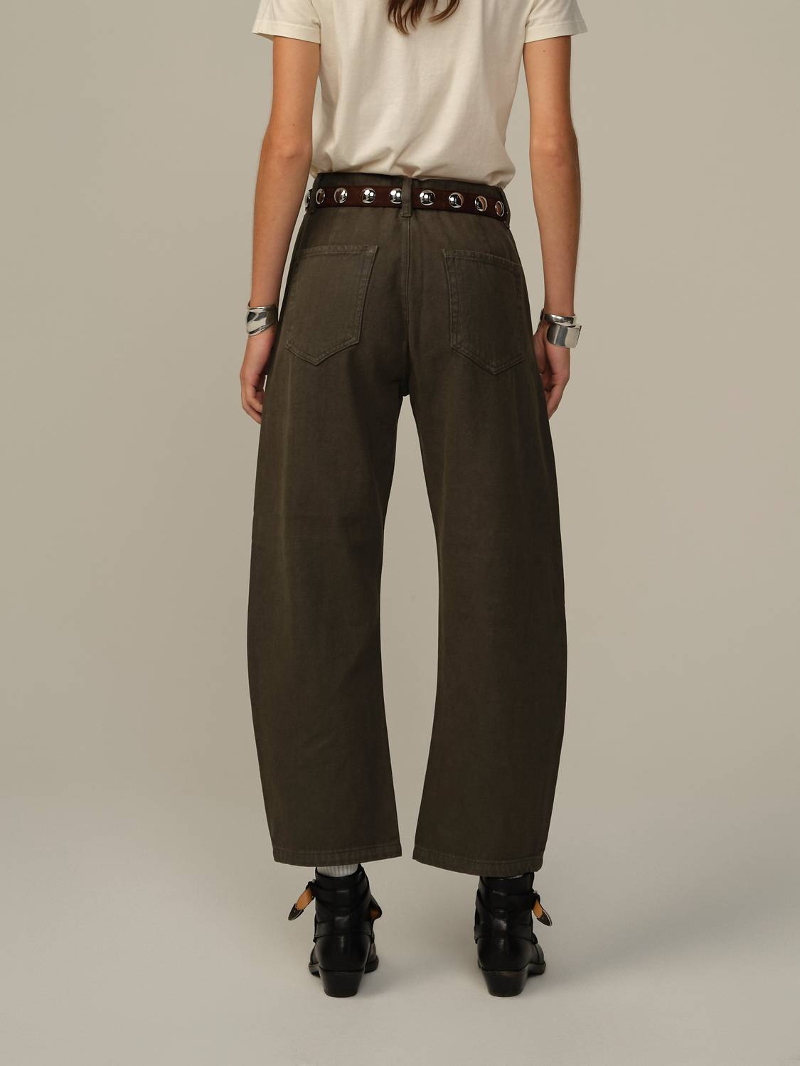 Road To Nowhere - Pilon Recycler Cotton Mid-rise Trouser