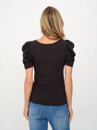 Six/Fifty - Camilla Puffed Sleeves Top