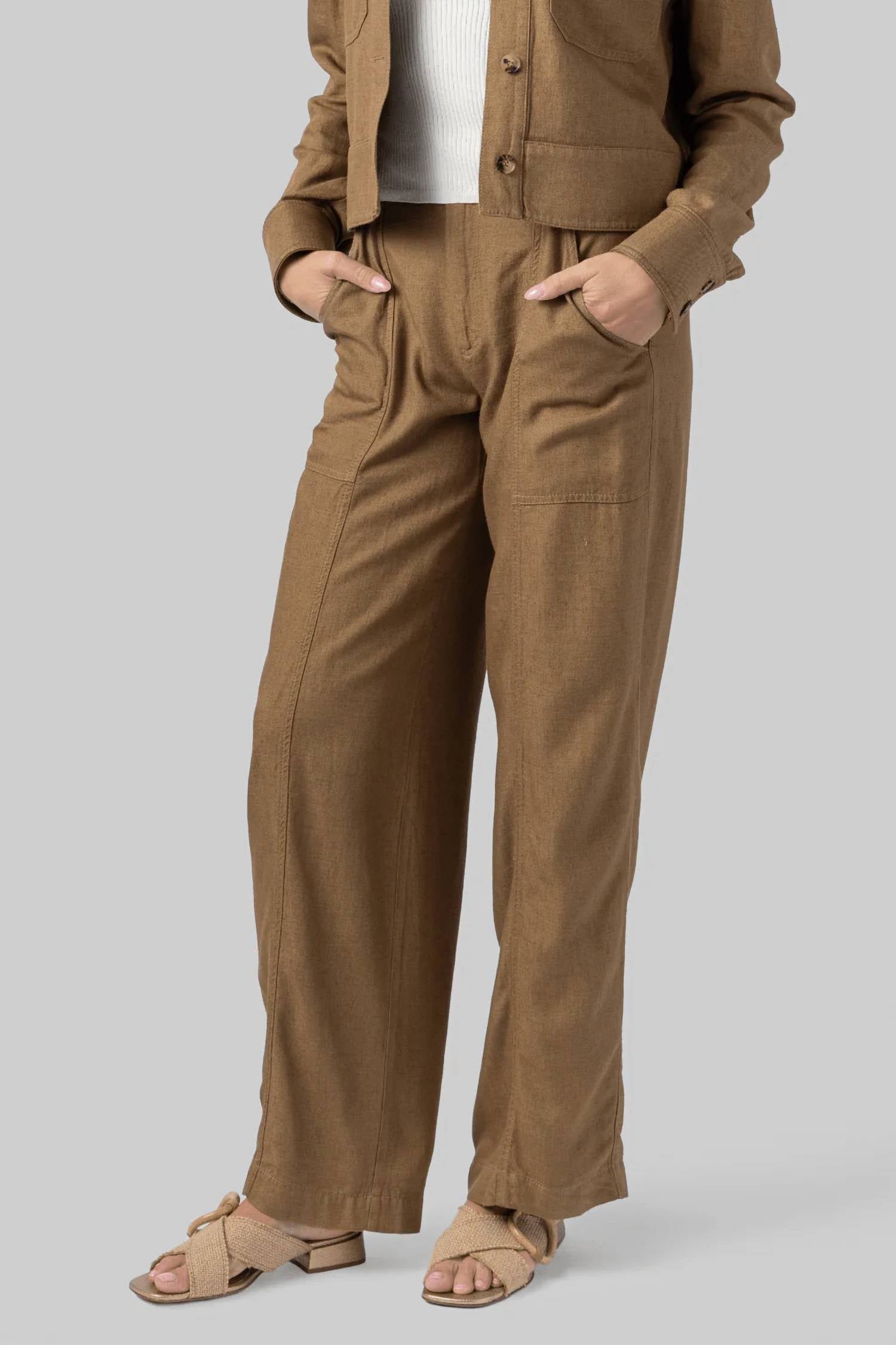 Simkhai - Langston Linen Utility Pant