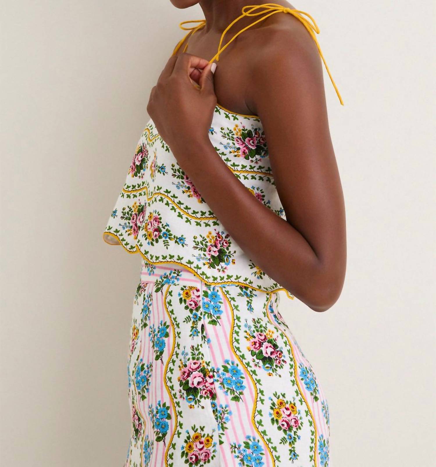 Pink City Prints - Sicily Sleeveless Top