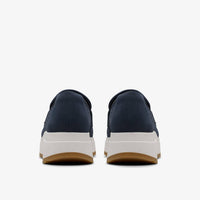 Clarks Women's Loriini Edge Shoe in navy nubuck - women's sneaker - alternate view