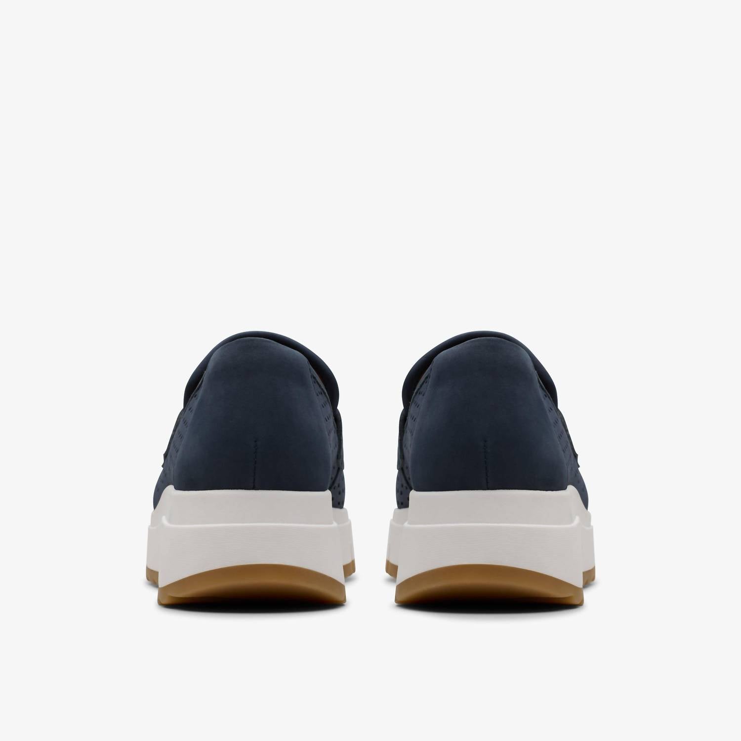 Clarks Women's Loriini Edge Shoe in navy nubuck - women's sneaker - alternate view