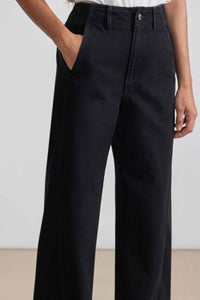 APIECE APART Meridian High Waisted Jean in luna wash - women's jeans - view 4