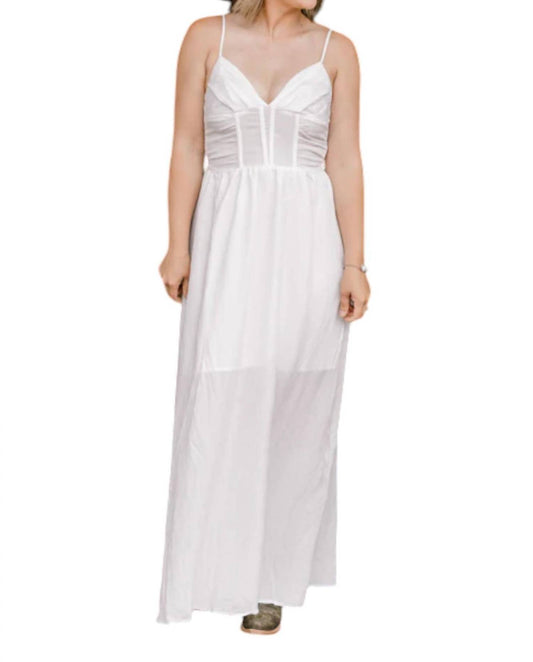 Fascination - Gina V-Neck Maxi Dress