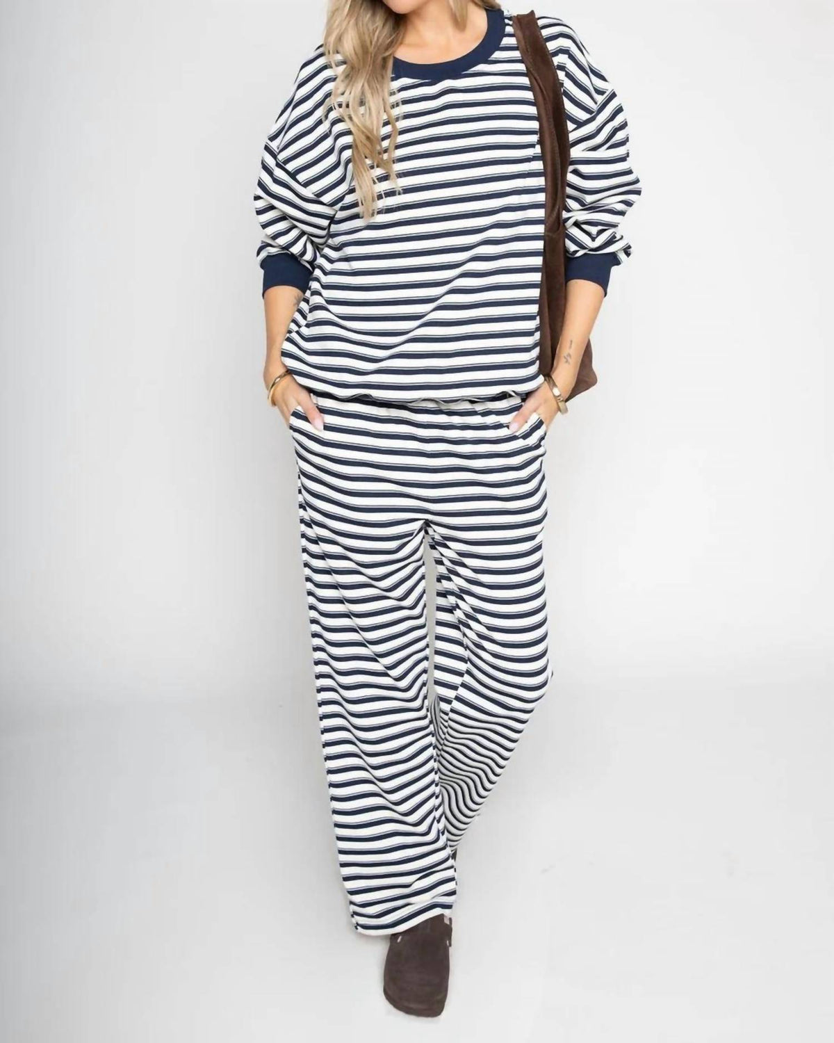 Le Lis - Sunday Stripe Sweatshirt