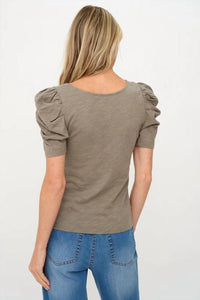 Six/Fifty - Camilla Short Sleeve Ruched Tee