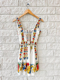 Farm Rio - Floral Print Mini Dress