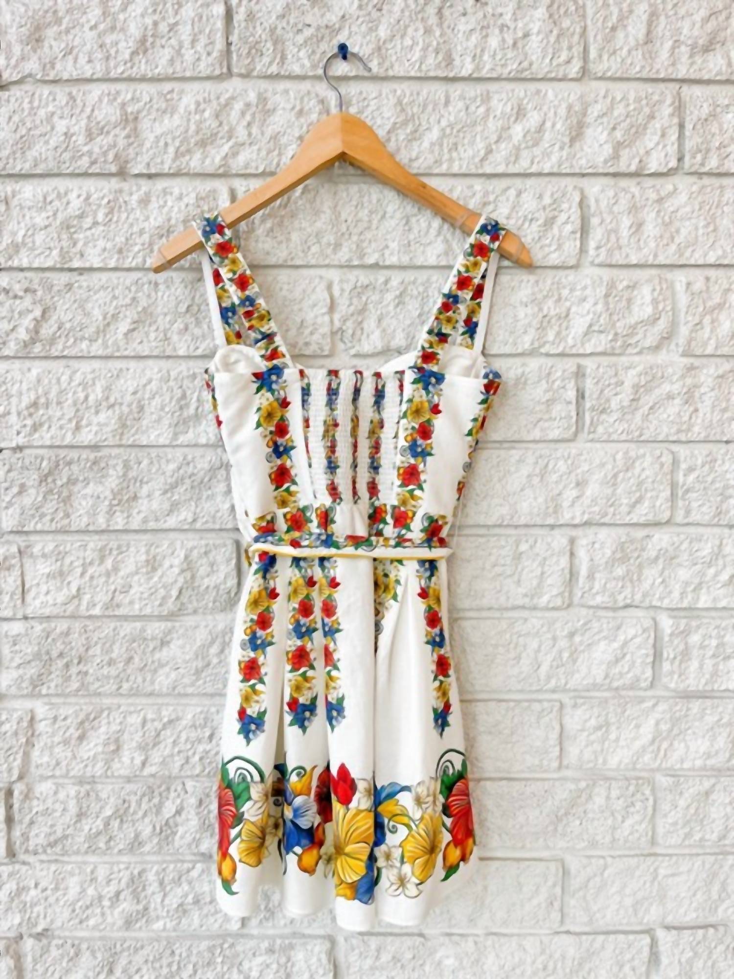 Farm Rio - Floral Print Mini Dress