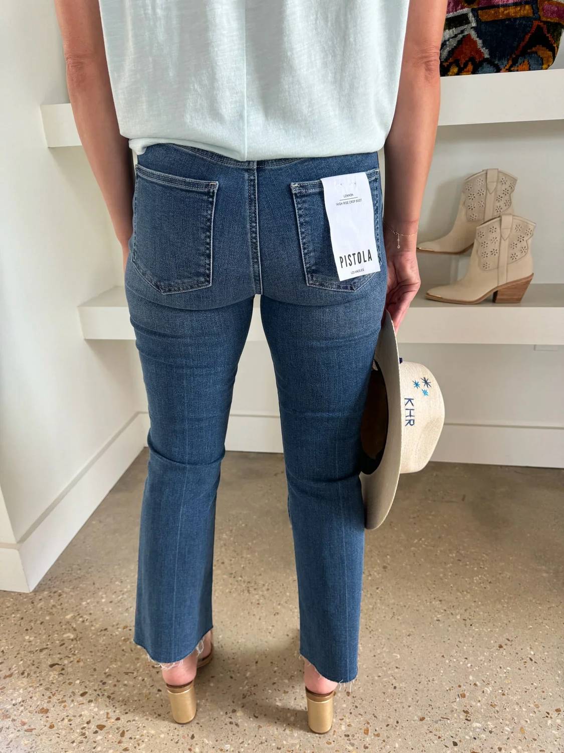 Pistola - Women's Lennon High Rise Crop Jean
