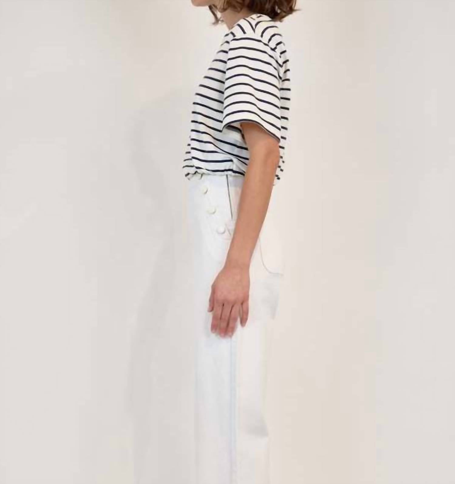 Simkhai - Jojo Short Sleeve Cropped T-shirt