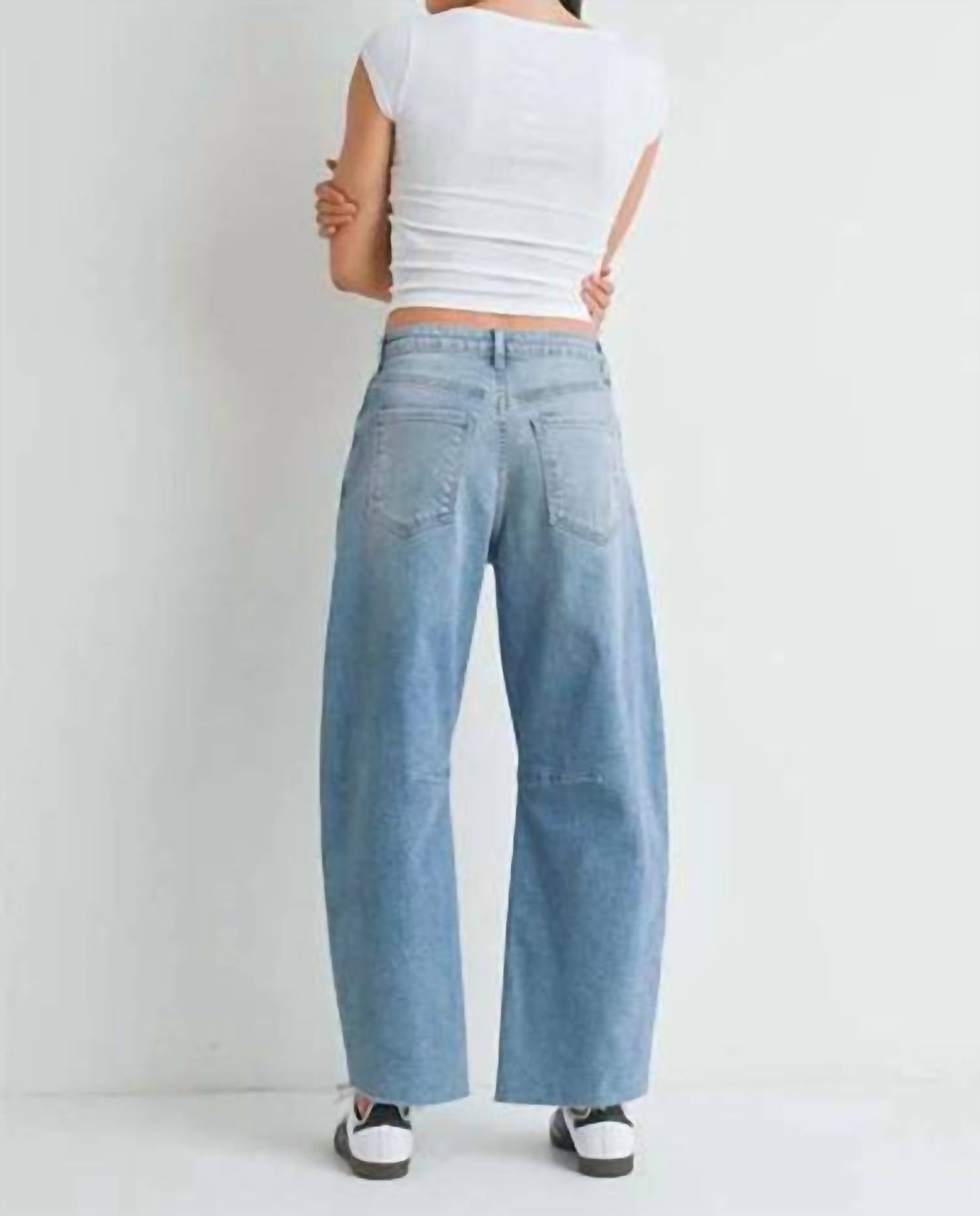Just Black Denim - Barrel Seam Jean
