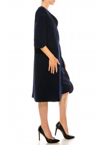 Maya Brooke - 3/4 Sleeve 2 Piece Jacket Dress